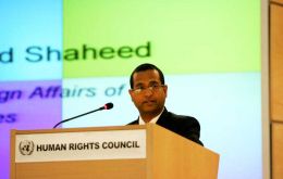 Special rapporteur on the situation in Iran, Ahmed Shaheed was given another year to carry out his work