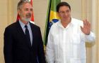 Patriota with his Cuban counterpart Bruno Rodriguez