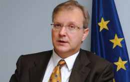EU economics chief Rehn: talks about currency wars banned, only about coordination of economic policies