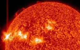 Supercharged streams of solar material have missed the Earth because the active region on the sun (AR1748) isn't pointing in our direction.