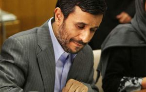 President Mahmoud Ahmadinejad endorsed the memorandum without Congress approval
