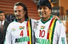 The Hollywood actor and Evo Morales not so long ago