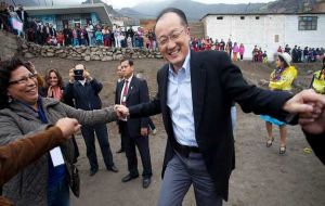 Kim comes back to his old home in Carabayllo where he once worked with tuberculosis patients

