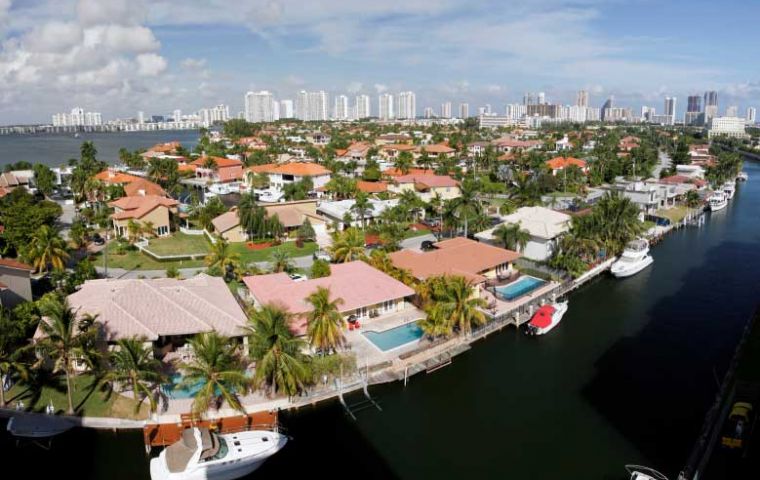 Argentines have invested an estimated two billion dollars in houses mostly in Miami 