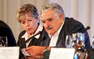 Mujica and Barcena will be making the opening speeches 