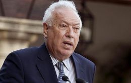 Garcia-Margallo insists with the conflict but Spanish opposition say it is a smoke-screen for a major corruption scandal in the ruling party 