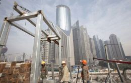 Chinese economy slows and reins in its four-year-long construction boom.