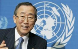Ban Ki-moon said recovering the ozone layer is an example of international cooperation 