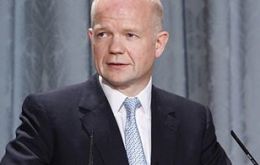 Hague and Loizaga met in the sidelines of the UN assembly in New York 