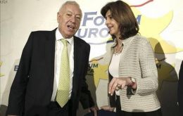 Garcia-Margallo and his Colombian peer Maria Angela Holguin 