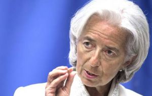 Christine Lagarde said America must now raise the debt ceiling before Thursday's deadline. (Pic IMF web)
