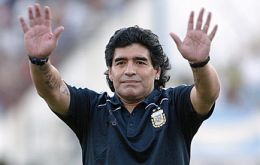 Maradona is still considered an idol in Napoli which he helped win two top league titles 