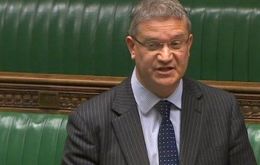 The Argentine government refuses to acknowledge the right of the Falkland Islanders to determine their own future, said MP Rosindell 