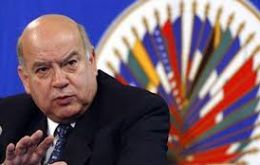OAS Secretary General Insulza presented a paper on “The Drugs Problem in the Americas” at the General Assembly in June 2013