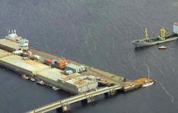 The location of the 400x100 feet floating dock would be to the east of FIPASS