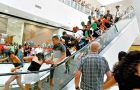 Thousands of peaceful youths gather in shopping malls affecting retailers and sales