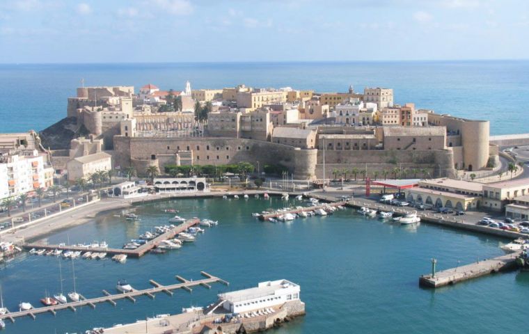 The Spanish city of Melilla lies on the African continent, surrounded by Morocco and the Mediterranean Sea