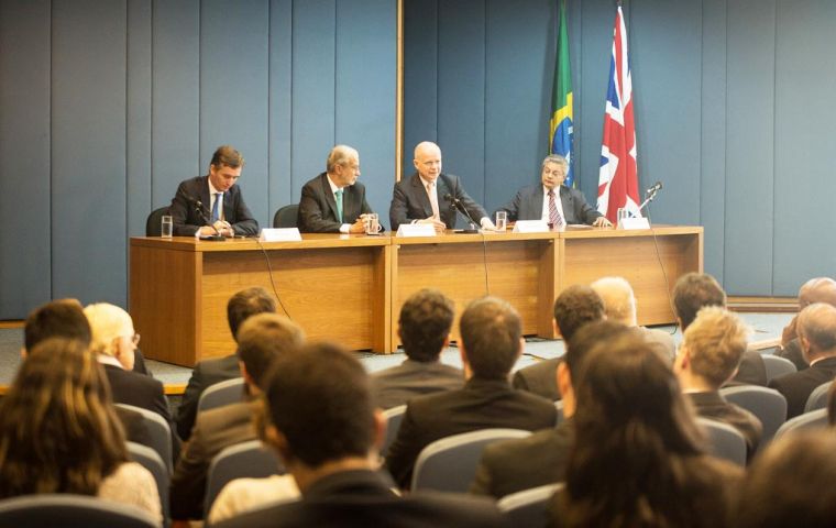 Hague at the event: the first Brazilian to receive a UK scholarship dates back to 1938