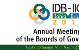The two-day event will mark the 55th annual meeting of the IDB Board of Governors 