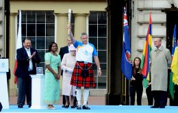  The baton relay will be passing through the 70 countries and territories whose teams will gather for the Games in July 