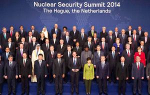 Leaders from 53 countries met at the nuclear security summit in Holland 