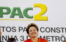 Rousseff's announcement should help her with her re-election bid 