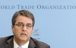 WTO Director-General Azevêdo said. “It's clear that trade is going to improve as the world economy improves”. 