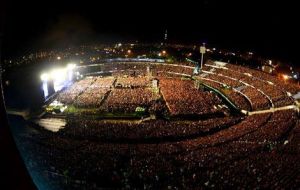 The Centenario Stadium full of fans