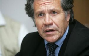 Minister Almagro committed by writing Uruguay's interest and acceptance of the negotiations' results 