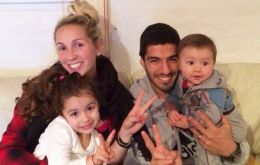 The striker at home with his family replying all the support messages 