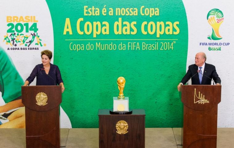 The president said she would advise future host countries to “be very careful about the 'responsibility matrix'” they sign with FIFA