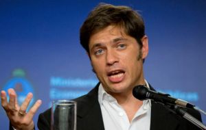 Axel Kicillof said he sees “many optimistic signals for the second quarter and even next year” for an ending to economic recession