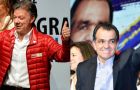 Santos is running for re-election and Zuluaga is the challenger