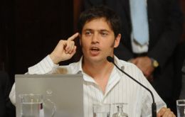 Kicillof's ministry made the announcement late Wednesday which means an imminent 'technical default'