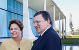 Portugal born Barroso who in August steps down, met with Dilma Rousseff 
