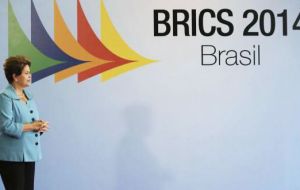 Dilma said BRICS banks' loans are for members 