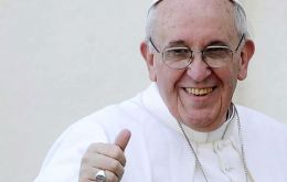The Giacobbe & Associates poll has Pope Francis in position 1, Mujica, 11 and Cristina, 38. 