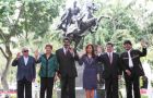 The official 'family' picture of Mercosur leaders. Argentina now holds the rotating six-month chair