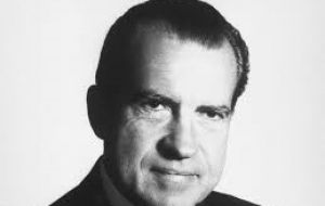 Nixon: “to leave office before my term is completed is abhorrent to every instinct in my body.  But as president, I must put the interests of America first.”