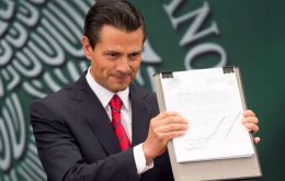 “This represents a historic change that will accelerate the economic growth and development of Mexico in the coming years,” said Peña Nieto