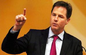“The family of nations that makes up the United Kingdom has done remarkable things over a long period of time”, underlined Clegg .