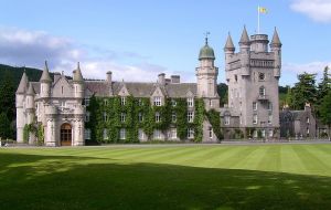 The Monarch is currently staying at Balmoral Castle in Aberdeenshire.