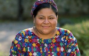 Nobel Peace Prize winner Rigoberta Menchú of Guatemala called for a more rigorous program to make good on the promises of the 2007 declaration.