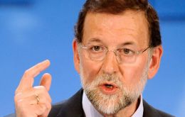“I regret it because it's against the law, it's beyond democratic law, divides Catalans, distances them from Europe and the rest of Spain” said Rajoy