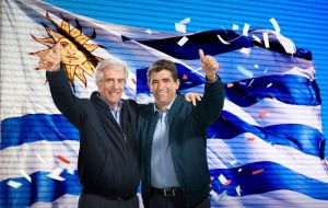 The ruling coalition ticket of Vazquez and Sendic are strongly campaigning saying the next government will also enjoy an absolute majority in parliament 