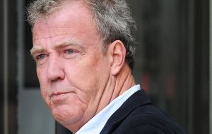 Jeremy Clarkson the controversial character of BBC's Top Gear who was recently in southern Argentina and allegedly had 'to flee' to Chile 