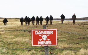 In the summer of 2013 demining experts from Zimbabwe were involved in successful clearance operations 