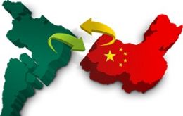 China was the largest customer for Brazilian exports in the first 10 months of 2014, with purchases worth 36.7 billion