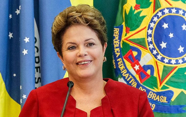 Rousseff said Brazil hopes to enhance cooperation with China in such areas as oil and gas, new energy, satellite and information technology