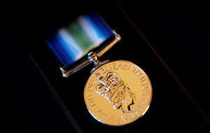 Falkland Islanders will receive the South Atlantic medal